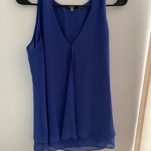 Milano Blue/Purple Semi Sheer Tank Top